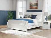 Bostwick Shoals King Panel Bed and Dresser in White - PKG021585