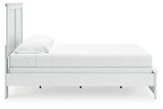 Bostwick Shoals King Panel Bed and Dresser in White - PKG021585