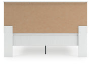 Bostwick Shoals King Panel Bed with Dresser and Nightstand in White from Ashley - Luna Furniture