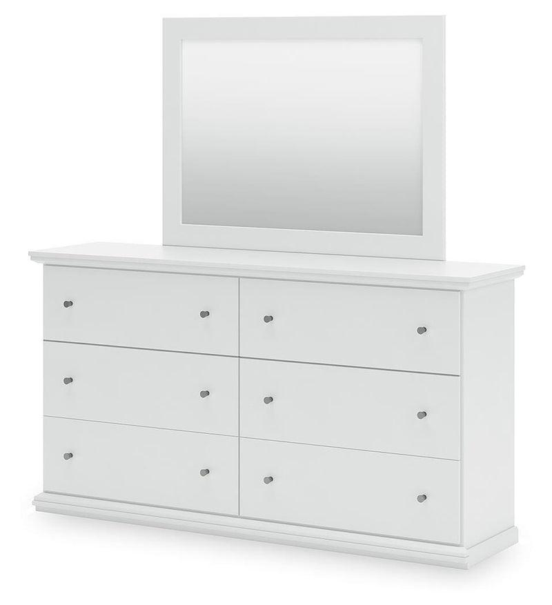 Bostwick Shoals Queen Panel Bed, Dresser and Mirror - B139B46
