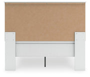 Bostwick Shoals Queen Panel Bed, Dresser and Mirror in White - PKG021571