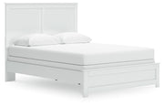 Bostwick Shoals Queen Panel Bed with Dresser and Nightstand in White from Ashley - Luna Furniture