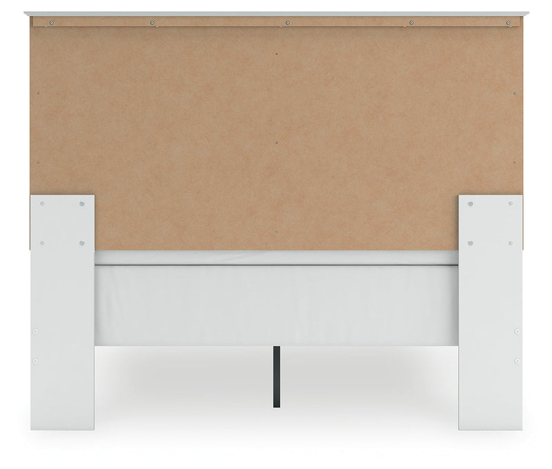 Bostwick Shoals Queen Panel Bed with Dresser and Nightstand in White from Ashley - Luna Furniture