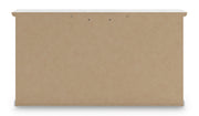 Bostwick Shoals Twin Panel Bed and Dresser in White - PKG021561