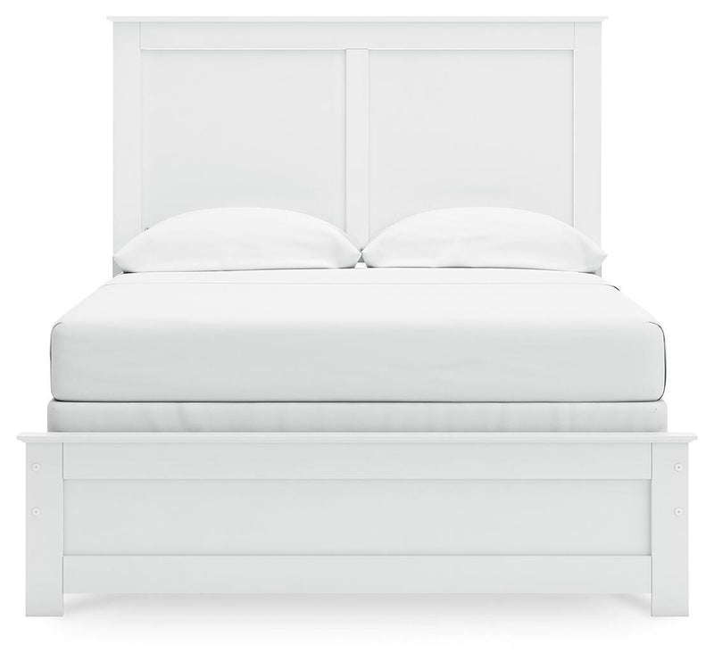 Bostwick Shoals White Full Panel Bed - B139B42