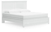 Bostwick Shoals White King Panel Bed - B139B47