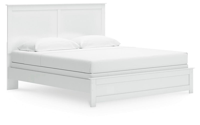 Bostwick Shoals White King Panel Bed - B139B47