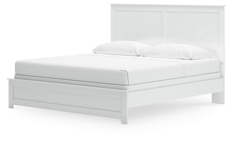 Bostwick Shoals White King Panel Bed - B139B47