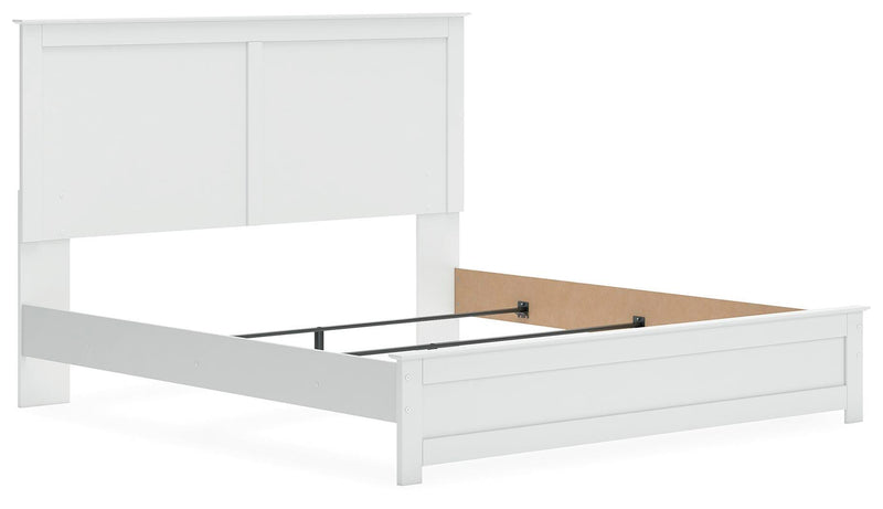 Bostwick Shoals White King Panel Bed - B139B47
