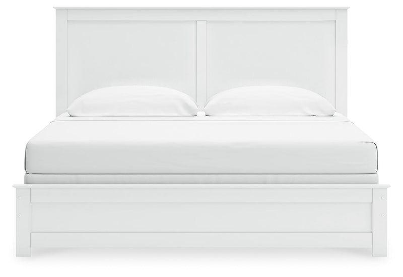 Bostwick Shoals White King Panel Bed - B139B47