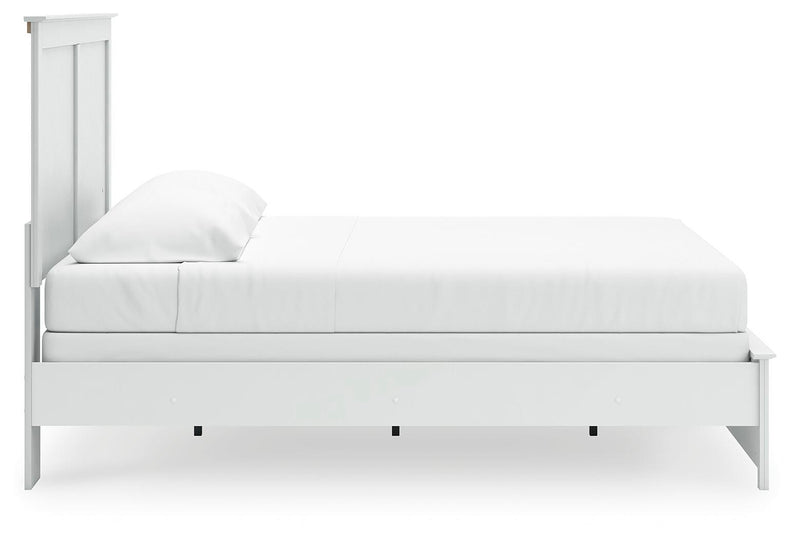 Bostwick Shoals White King Panel Bed - B139B47