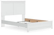 Bostwick Shoals White Queen Panel Bed and Dresser - B139B56
