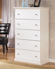 Bostwick Shoals White Queen Panel Bed, Cheat and Nightstand - B139B68