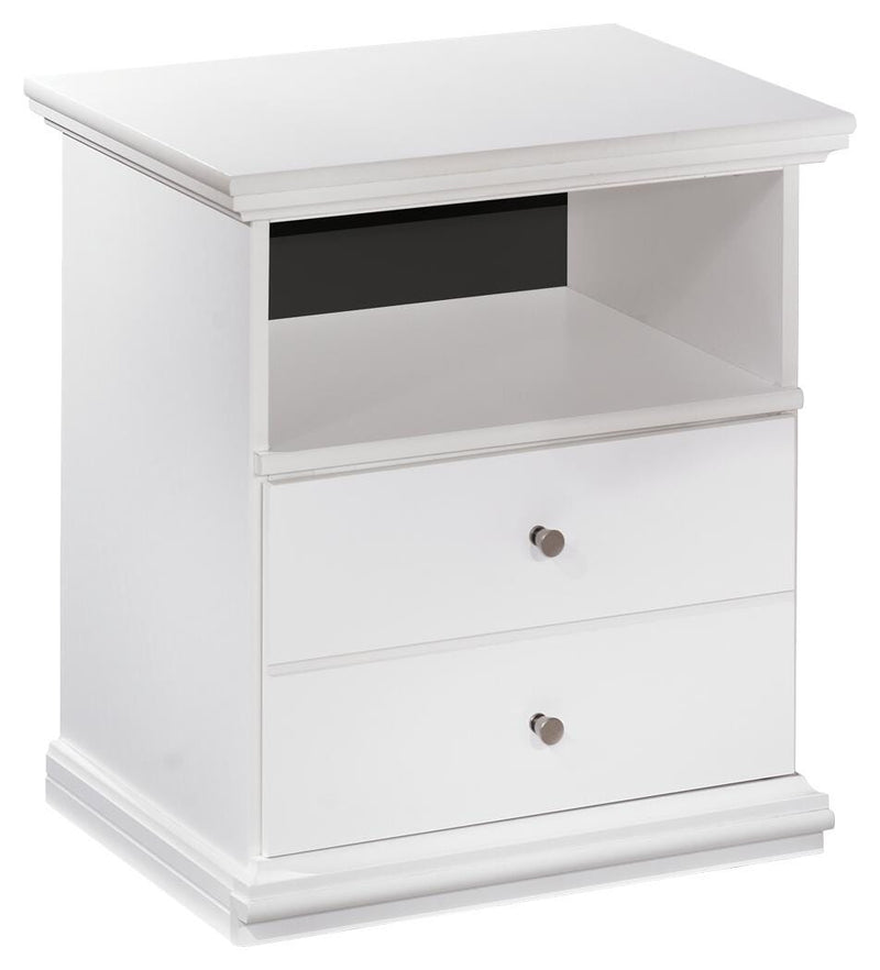 Bostwick Shoals White Twin Panel Bed, Chest and Nightstand - B139B64