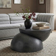 Boulder Iron Coffee Table in Black - 77034Black-CT