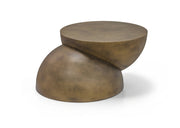 Boulder Iron Coffee Table in Gold - 77034Gold-CT