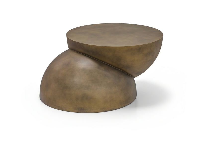 Boulder Iron Coffee Table in Gold - 77034Gold-CT