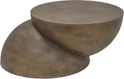 Boulder Iron Coffee Table in Gold - 77034Gold-CT
