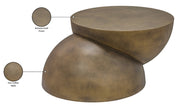 Boulder Iron Coffee Table in Gold - 77034Gold-CT