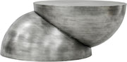 Boulder Iron Coffee Table in Silver - 77034Silver-CT