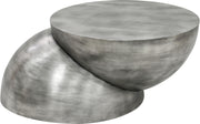 Boulder Iron Coffee Table in Silver - 77034Silver-CT