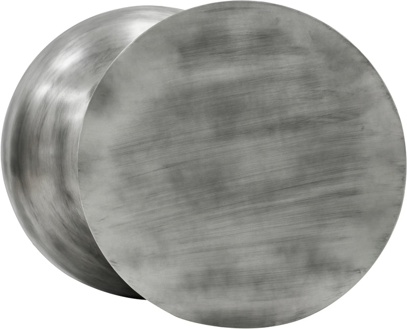 Boulder Iron Coffee Table in Silver - 77034Silver-CT