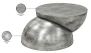 Boulder Iron Coffee Table in Silver - 77034Silver-CT