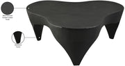 Bourges Aluminium Coffee Table in Black - 99031Black-CT