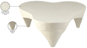 Bourges Aluminium Coffee Table in Cream - 99031Cream-CT