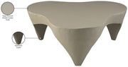 Bourges Aluminium Coffee Table in Taupe - 99031Taupe-CT