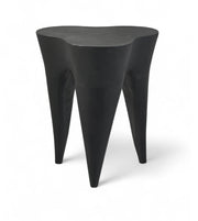 Bourges Aluminium End Table in Black - 99031Black-ET
