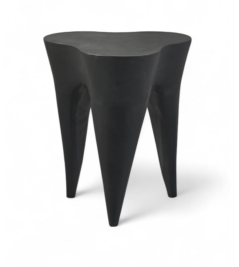 Bourges Aluminium End Table in Black - 99031Black-ET