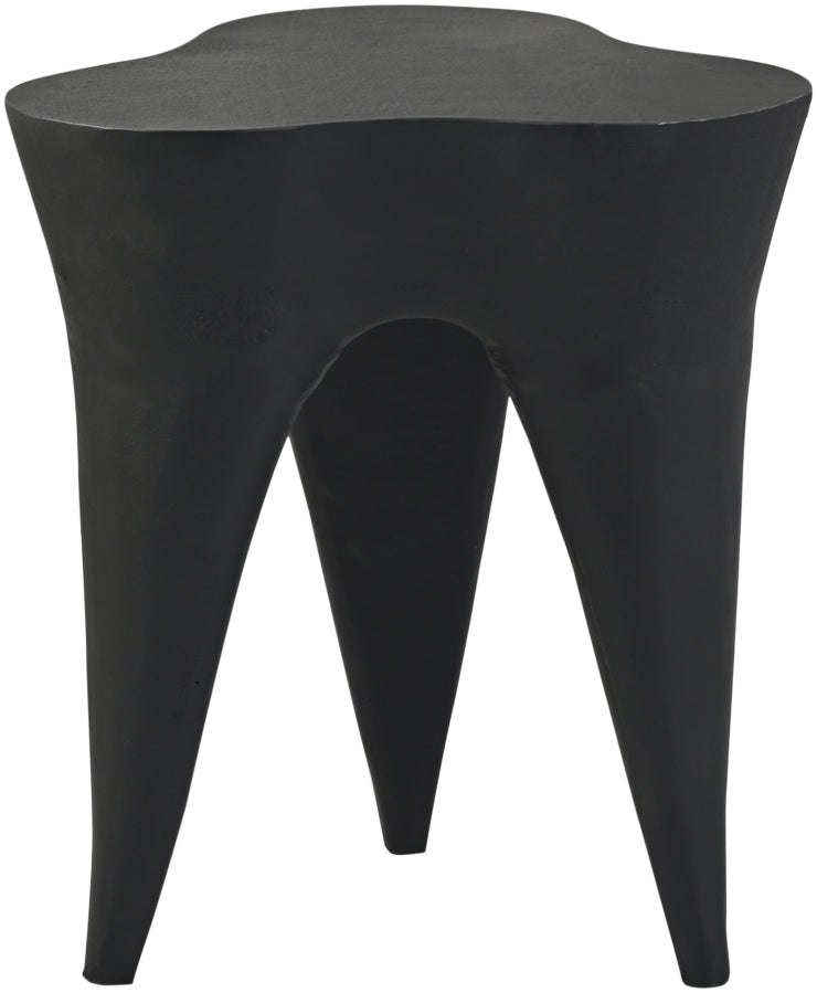Bourges Aluminium End Table in Black - 99031Black-ET