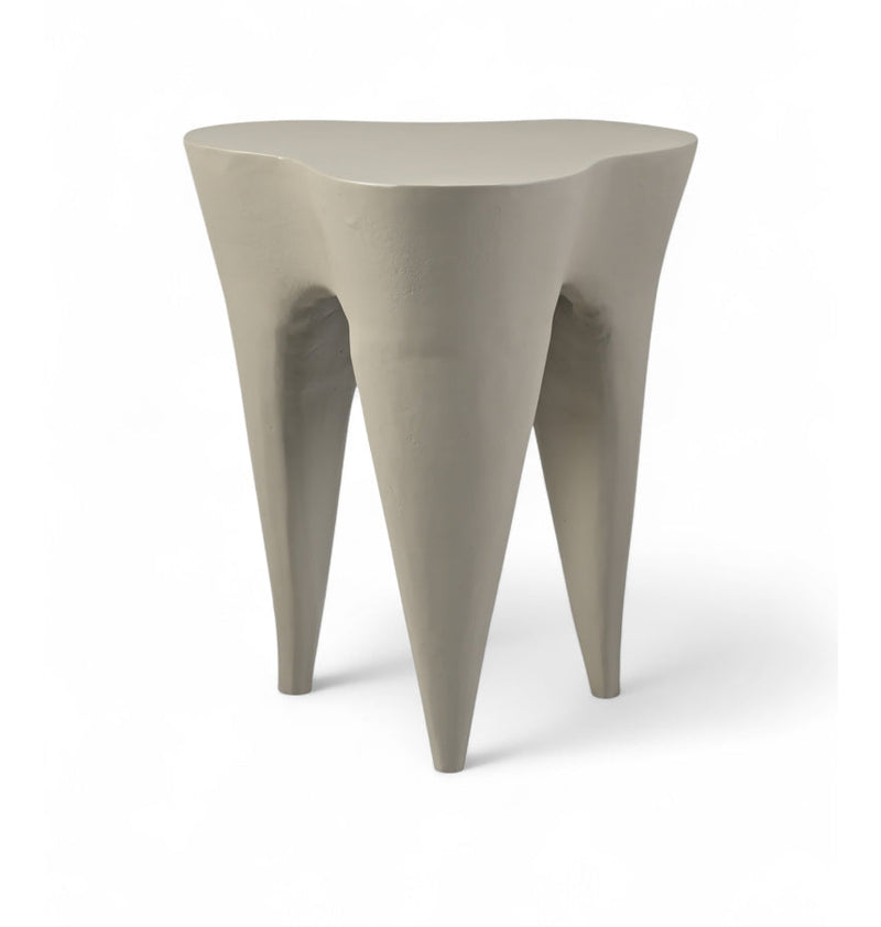 Bourges Aluminium End Table in Taupe - 99031Taupe-ET
