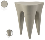 Bourges Aluminium End Table in Taupe - 99031Taupe-ET