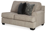 Bovarian 2-Piece Sectional with Ottoman in Stone - PKG001481