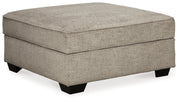 Bovarian 3-Piece Sectional with Ottoman in Stone - PKG001482