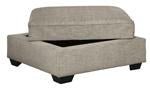 Bovarian Stone Ottoman - Gate FurnitureOttoman