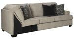 Bovarian Stone Right-Arm Facing Sofa with Corner Wedge - 5610349 - Gate Furniture