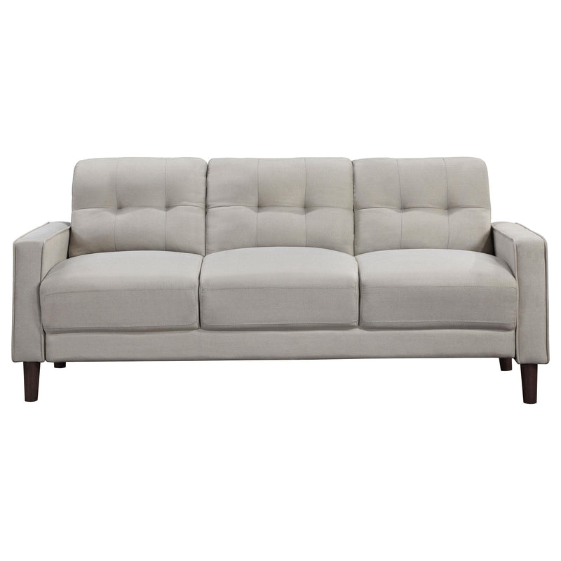Bowen 3-piece Upholstered Track Arm Tufted Sofa Set Beige - 506785-S3