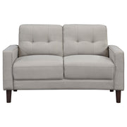 Bowen 3-piece Upholstered Track Arm Tufted Sofa Set Beige - 506785-S3