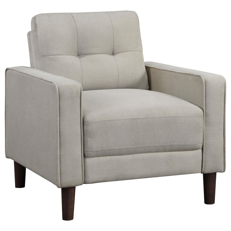 Bowen 3-piece Upholstered Track Arm Tufted Sofa Set Beige - 506785-S3