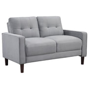 Bowen 3-piece Upholstered Track Arm Tufted Sofa Set Grey - 506781-S3