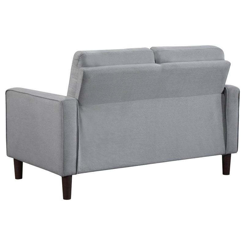 Bowen 3-piece Upholstered Track Arm Tufted Sofa Set Grey - 506781-S3