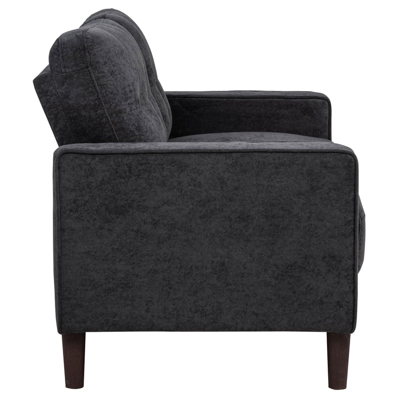 Bowen II 2-piece Upholstered Track Arm Sofa Set Steel Grey - 509981-S2