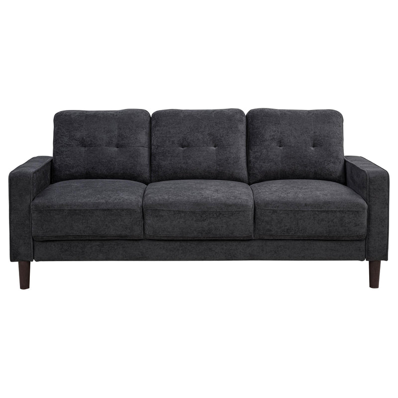 Bowen II 2-piece Upholstered Track Arm Sofa Set Steel Grey - 509981-S2