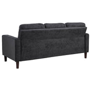 Bowen II 2-piece Upholstered Track Arm Sofa Set Steel Grey - 509981-S2