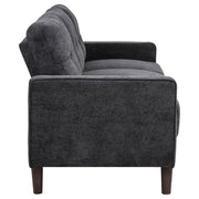 Bowen II 2-piece Upholstered Track Arm Sofa Set Steel Grey - 509981-S2