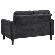 Bowen II 2-piece Upholstered Track Arm Sofa Set Steel Grey - 509981-S2