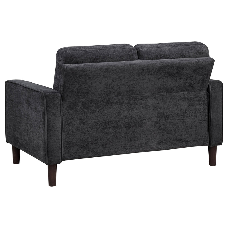Bowen II 2-piece Upholstered Track Arm Sofa Set Steel Grey - 509981-S2